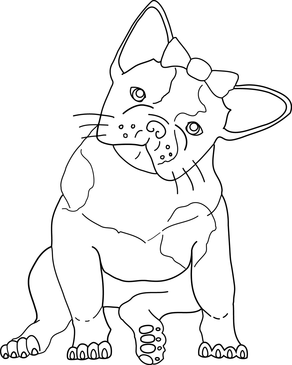 1004x1255 Bulldog Coloring Pages Printable Printable Coloring For Kids