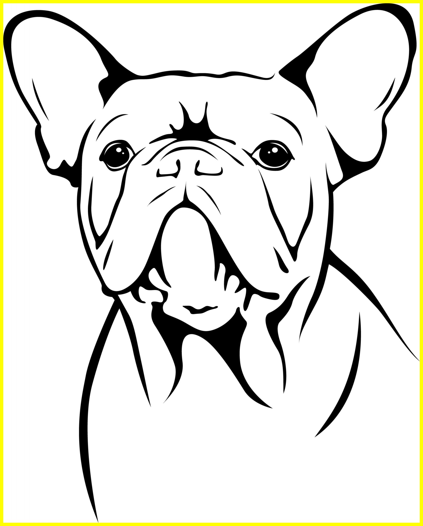 1761x2189 Best Bulldog Drawing At Getdrawings For Personal Use Image Puppy