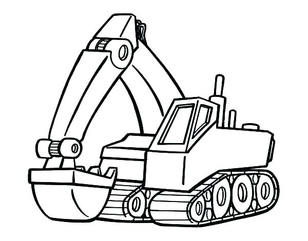 600x470 Bulldozer Coloring Pages Bulldozer Coloring Page Here Are