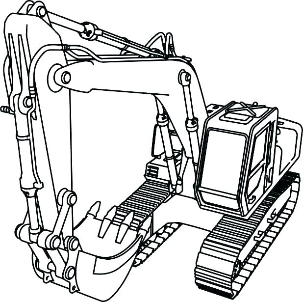 618x615 Auto B Good Coloring Pages Bulldozer Coloring Page Free