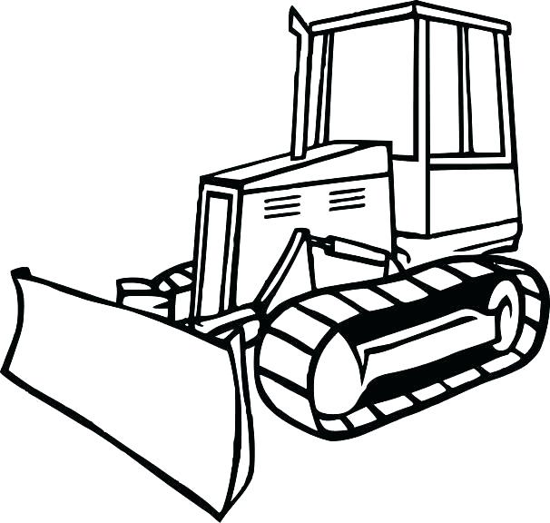 606x576 Bulldozer Coloring Page Bulldozer Coloring Pages To Print Page