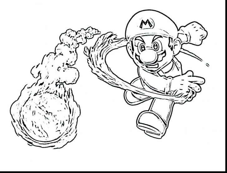 728x556 Mario Coloring Pages Bullet Bill Impressive Super Bros Characters