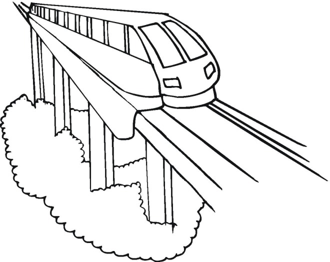 660x524 Coloring Pages Bullet Train For Preschoolers