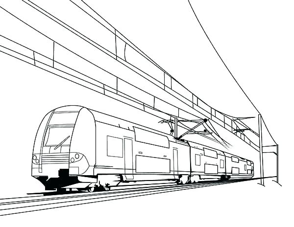 600x464 Free Coloring Pages Trains Train Coloring Pages Trains Coloring