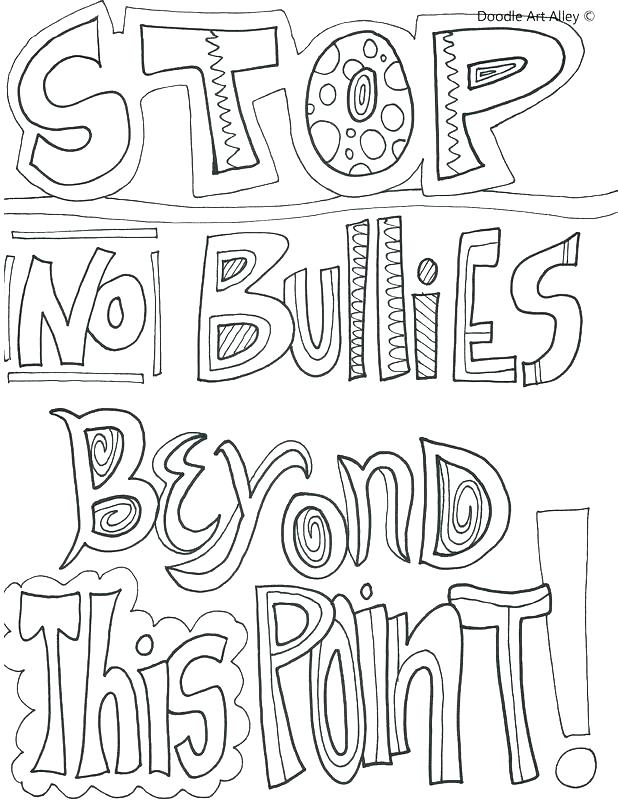 618x800 Bullying Coloring Pages Bullying Colouring Sheets Anti Bullying