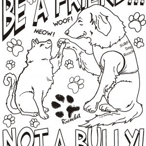 300x300 Free Coloring Pages For Elementary Students Copy Free Bullying