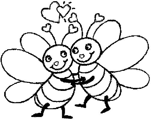 503x400 Bumble Bee Coloring Pages Coloring Pages Of A Bumble Bee Kids