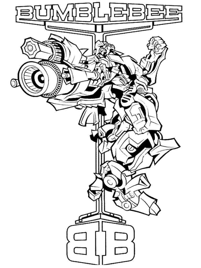 768x1024 Transformers Coloring Pages