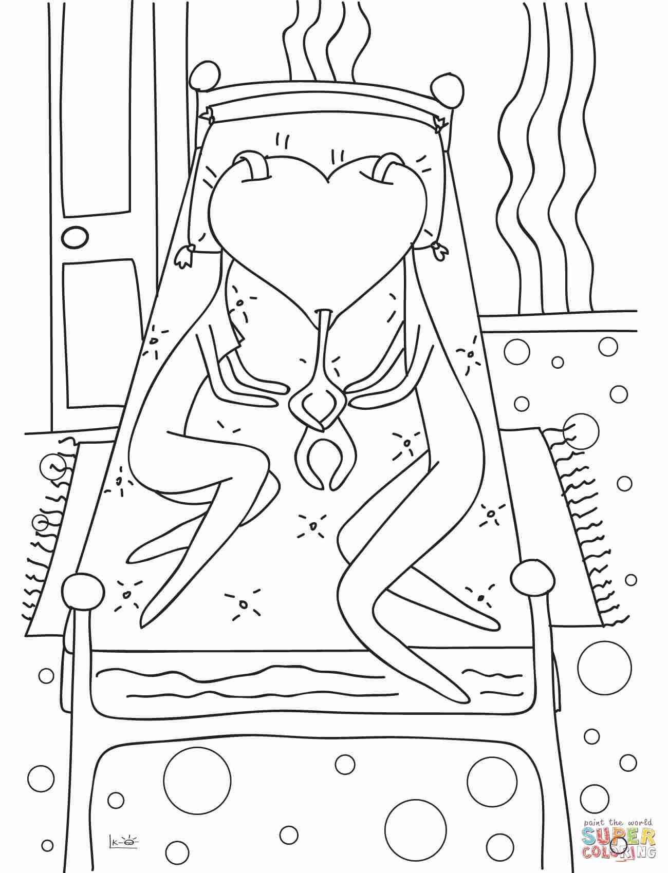 1300x1700 Bed Coloring Pages Olegratiy