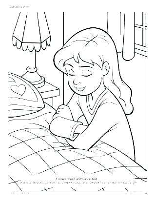 320x416 Bed Coloring Pages Related Post Bedtime Coloring Pages Printable