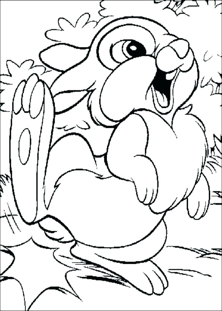731x1024 Bunny Coloring Pages To Print