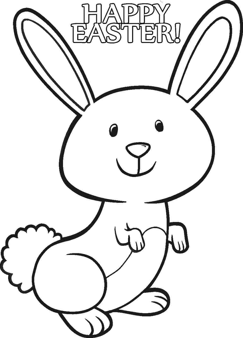 987x1375 Bunny Coloring Pages For Girls