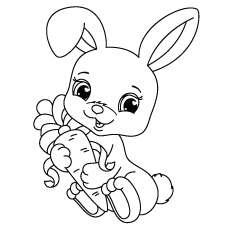 230x230 Top Free Printable Bunny Coloring Pages Online