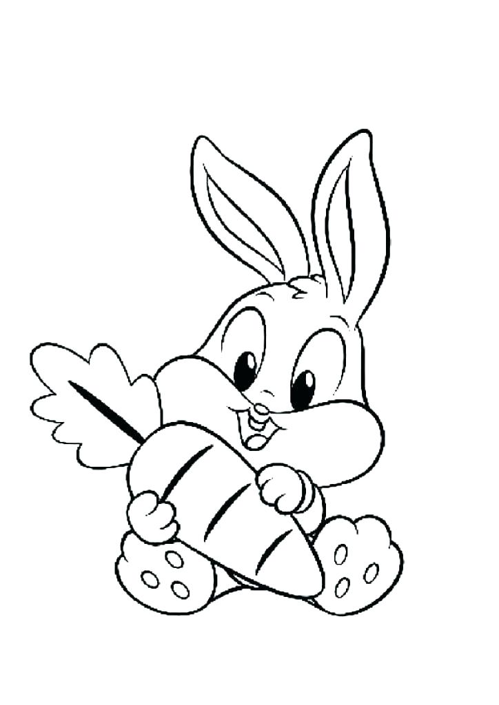 724x1024 Cute Bunny Coloring Pages Bunny Rabbit Coloring Page Adorable Cute