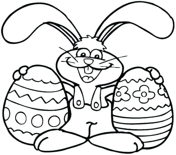 567x500 Easter Bunny Coloring Page For Kids Bunny Coloring Sheets Free