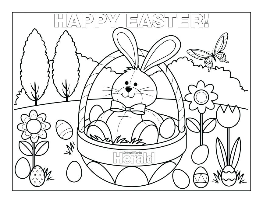 863x667 Easter Bunny Coloring Pages Printable Page Free Christian Pictures