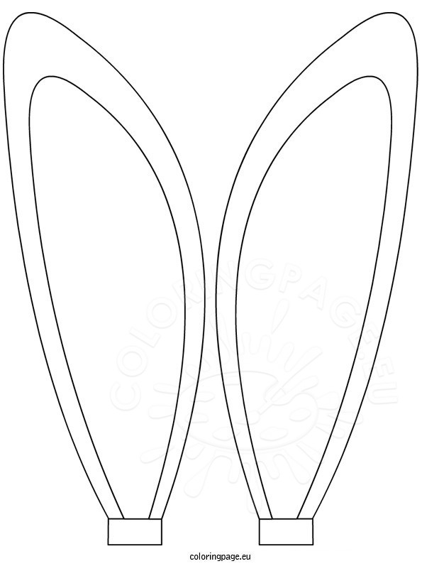 595x804 Bunny Ears Coloring Sheet Coloring Page