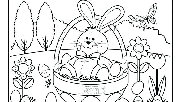 585x329 Easter Coloring Book Printable Coloring Pages Easter Coloring