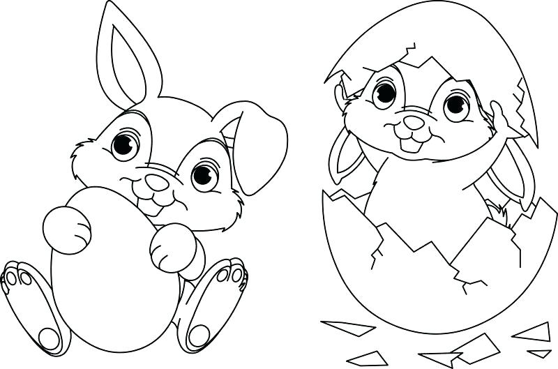 800x529 Easter Coloring Pages Bunny And Eggs Coloring Pages Free Online