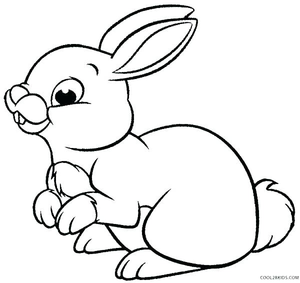 600x566 Printable Bunny Coloring Pages Bunny Rabbit Coloring Pages Bunnies