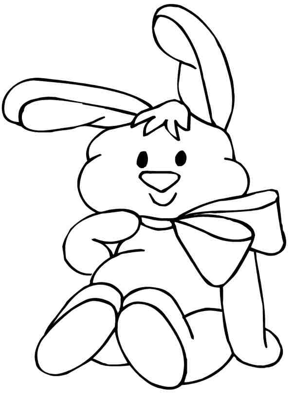 604x817 Rabbit Coloring Pages