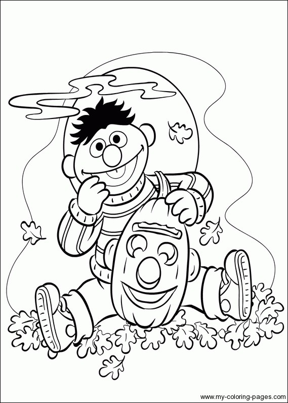 569x796 Bert Coloring Pages