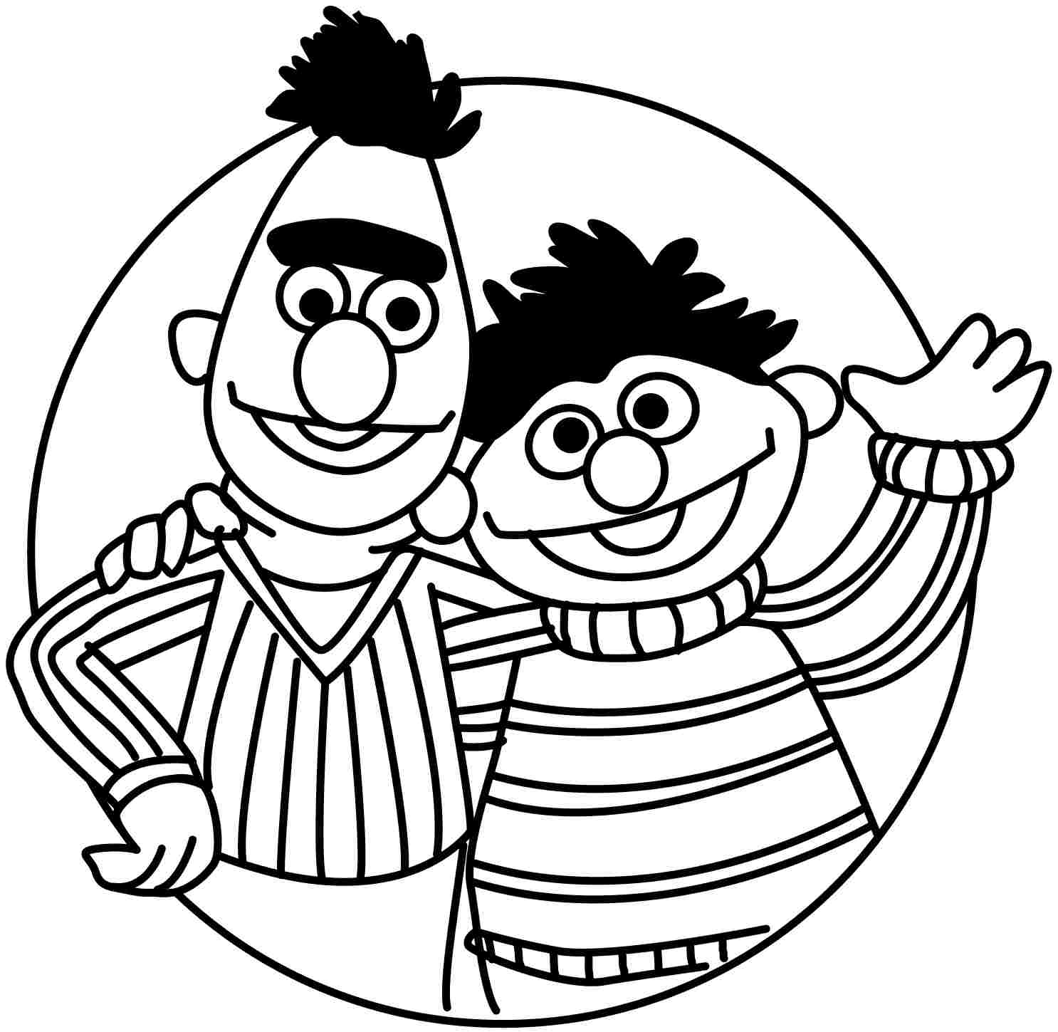 1486x1449 Printable Coloring Pages Gt Bert Gt