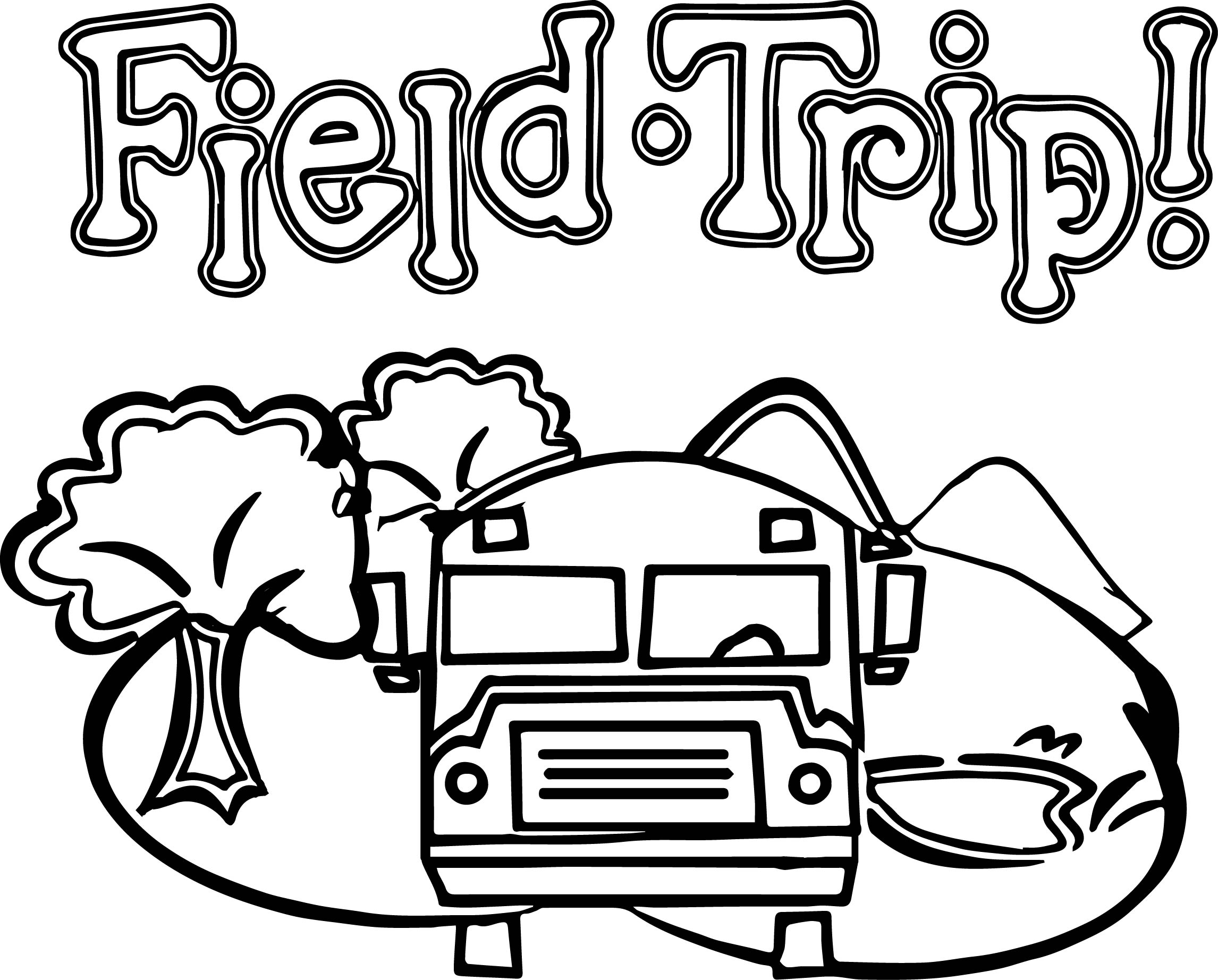 2292x1844 Zoo Field Trip Bus Coloring Page Wecoloringpage