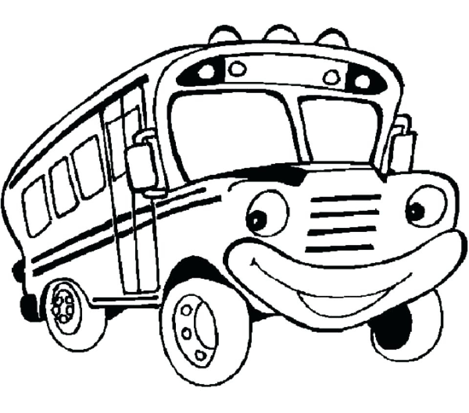 Bus Coloring Pages To Print at GetDrawings | Free download