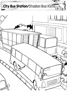 235x320 Bus Station Coloring Pages Download And Print For Free