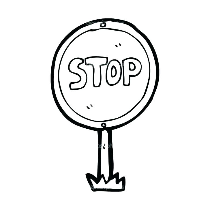728x728 Top Rated Stop Sign Coloring Page Images Stop Traffic Sign