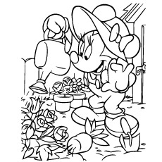 230x230 Top Free Printable Cute Minnie Mouse Coloring Pages Online