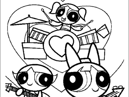 440x330 Contemporary Powerpuff Girls Buttercup Coloring Pages Illustration