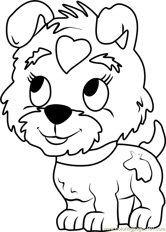 574x800 Pound Puppies Buttercup Coloring Page
