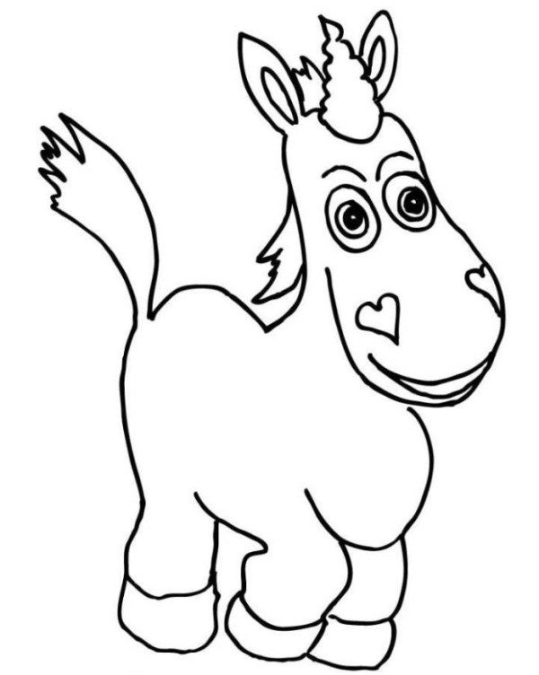 600x752 Toy Story Buttercup Coloring Pages