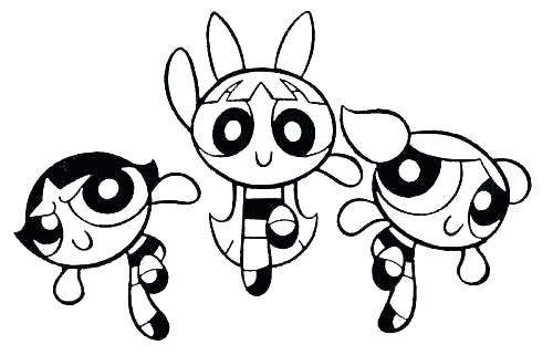 500x321 Powerpuff Coloring Pages