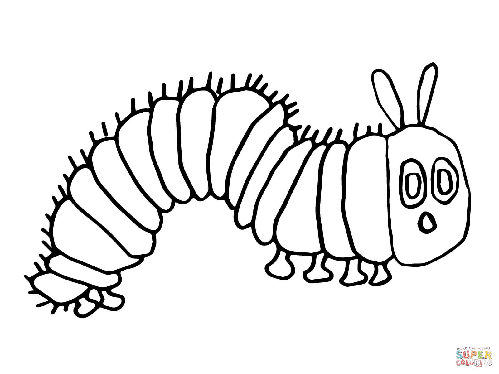 1600x1200 The Very Hungry Caterpillar Coloring Pages, Get This The Very