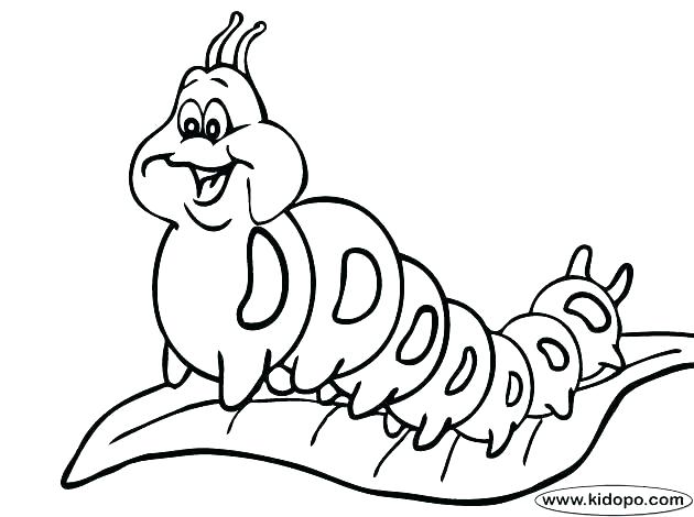 630x470 Hungry Caterpillar Coloring Pages Coloring Caterpillar Big Hungry