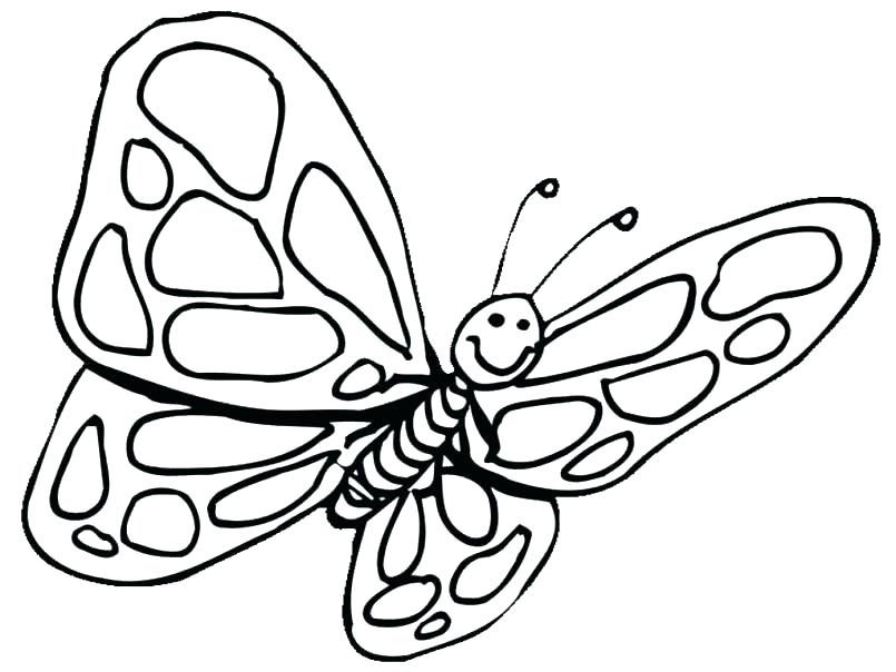 805x604 Printable Butterfly Coloring Page Blue Butterfly Coloring Page