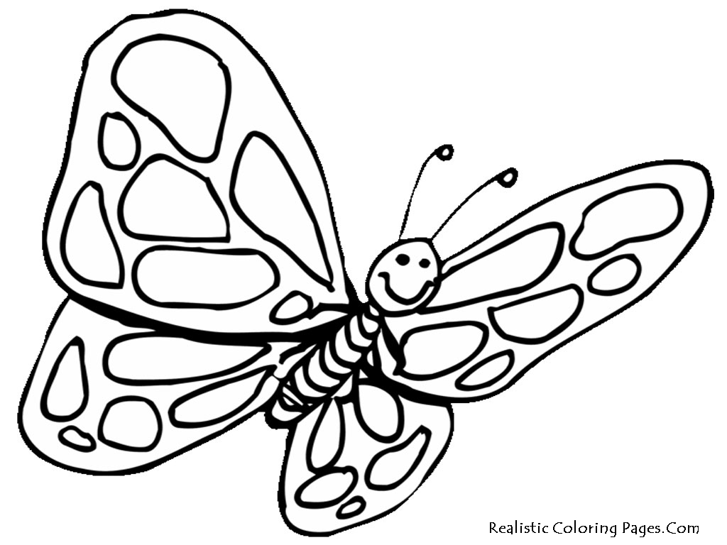 1024x768 Trendy Free Butterfly Coloring Pages For Preschool For Preschool