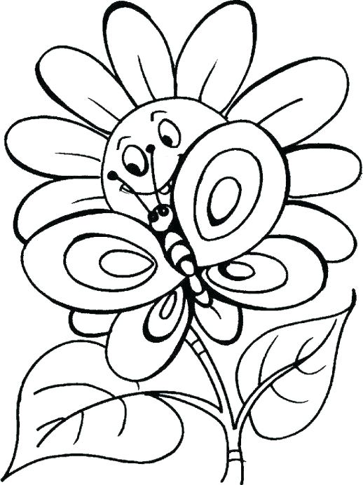 518x692 Floral Coloring Pages Adult Coloring Pages Flowers Free Flower
