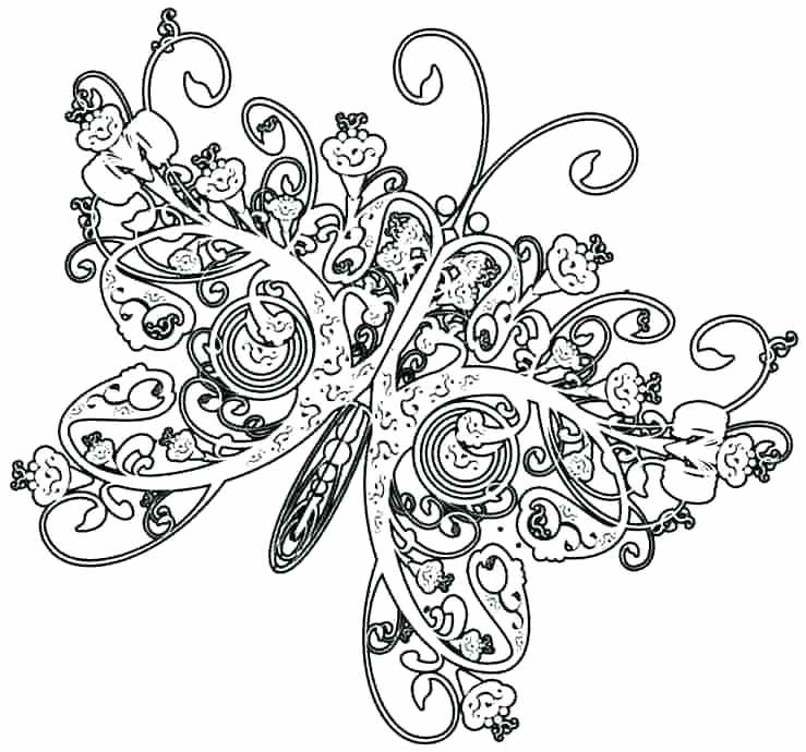 739x690 Free Butterfly Mandala Coloring Pages Printable Endless Creations