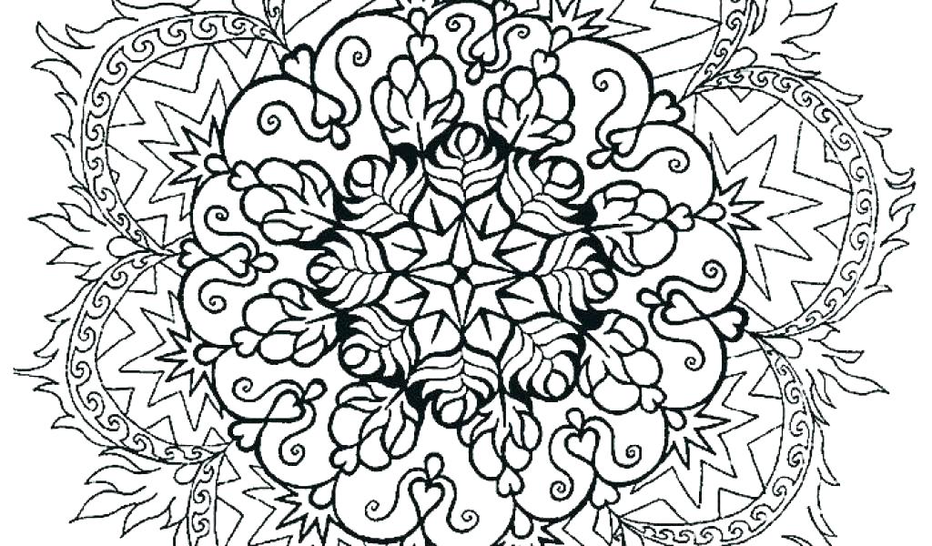 1024x600 Mandala Color Pages Stormy Seas Mandala Coloring Page