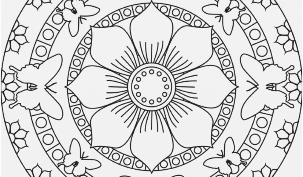 1024x600 Mandalas Coloring Pages Pics Butterfly Mandala Coloring Pages