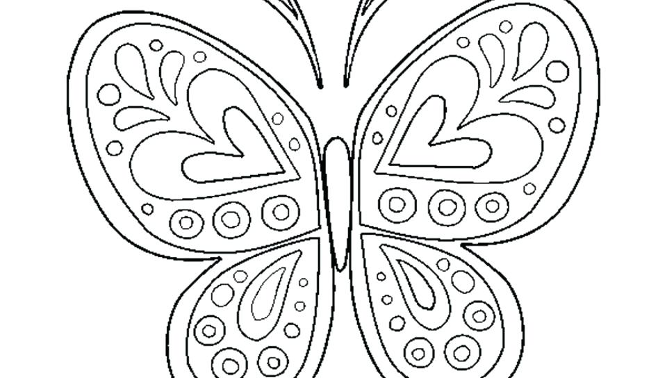 960x544 Butterfly Color Pages