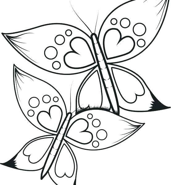 554x600 Angel Wings Coloring Pages