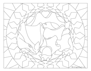 300x232 Adult Pokemon Coloring Page Rhyhorn Pokemon Coloring Pages