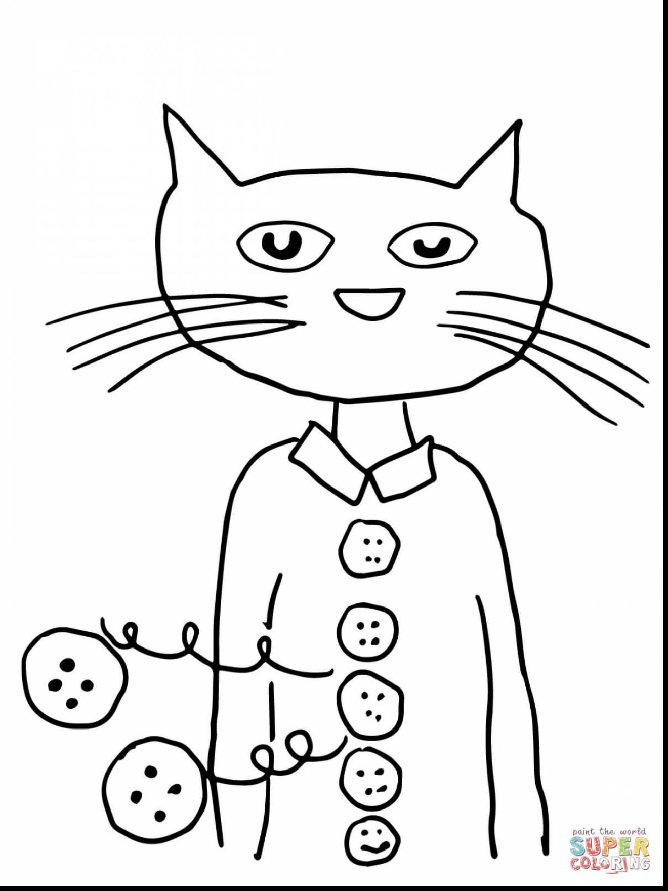 1320x1760 Pete The Cat Coloring Pages