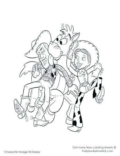 386x500 Woody Coloring Page Medium Size Of Woody Coloring Pages Toy Story