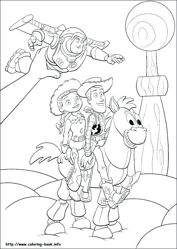 567x794 Woody Coloring Page Toy Story Coloring Pages Woody Buzz